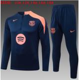 Chándal FC Barcelona 2025/26 (Dark Bule II Half zipper) - NIÑOS